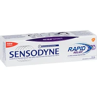 SENSODYNE Rapid Relief & Long Lasting Protection Fast Relief Toothpaste