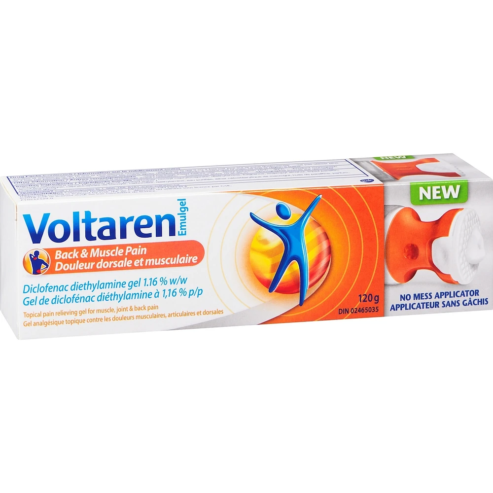 Voltaren Emulgel Back & Muscle Pain 120g (No Mess Cap)