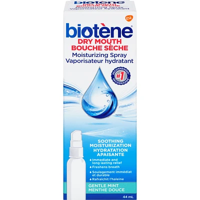 biotène Dry Mouth Moisturizing Spray Gentle Mint 44mL