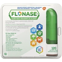 Vaporisateur nasal contre les allergies Flonase, 24 h de soulagement tout-en-un des allergies, sans somnolence, 120 vaporisations