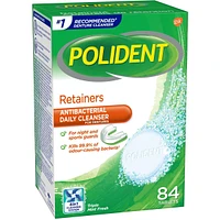 Polident for Retainers Daily Cleanser Triple Mint Fresh 84 tablets