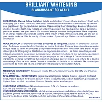 Brilliant Whitening Sensitive Toothpaste, Value Size
