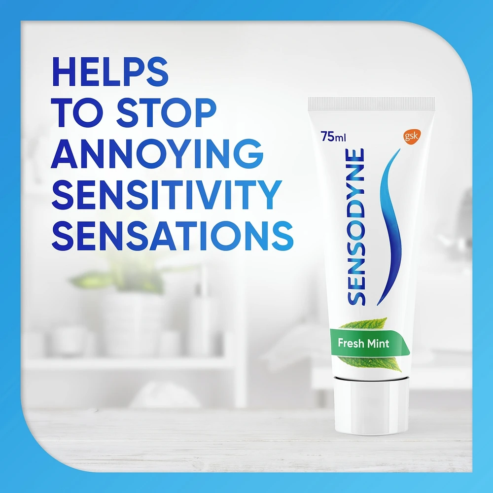 Brilliant Whitening Sensitive Toothpaste, Value Size