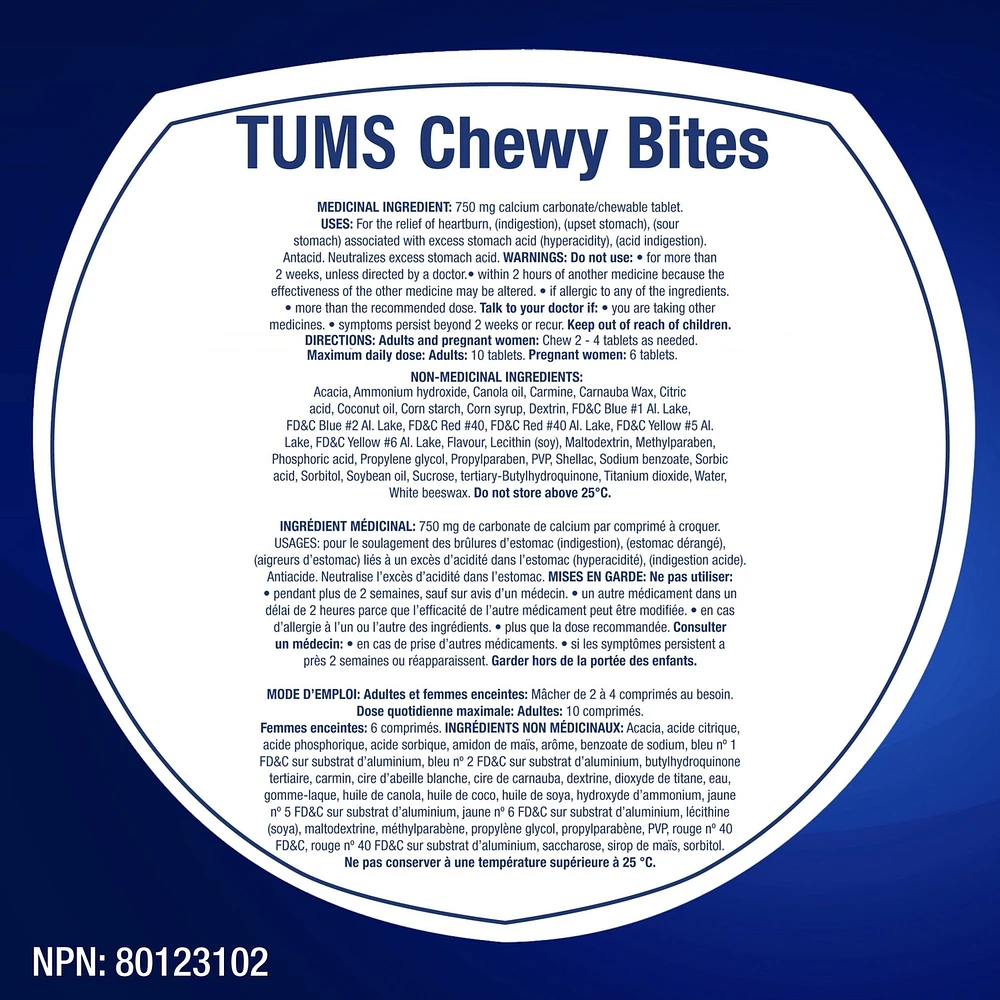 Tums Chewy Bites