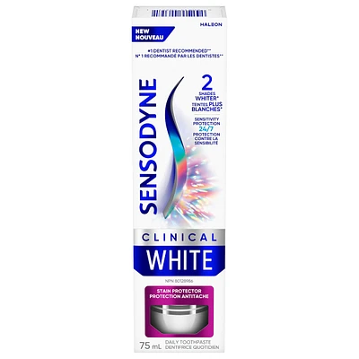 Clinical White Mint Toothpaste for Sensitive Teeth (Stain Protector)