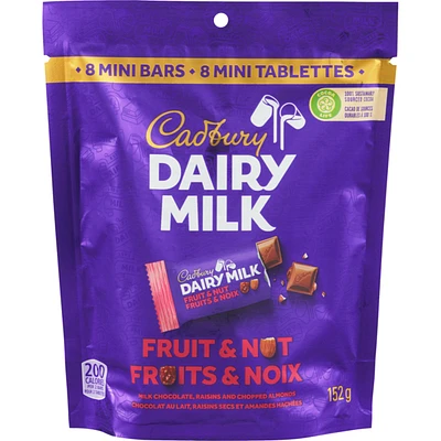 Dairy Milk Milk Chocolate, Raisins And Chopped Almonds Fruit & Nut