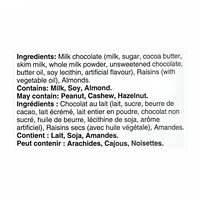 Dairy Milk Milk Chocolate, Raisins And Chopped Almonds Fruit & Nut