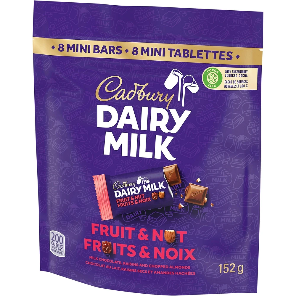 Dairy Milk Milk Chocolate, Raisins And Chopped Almonds Fruit & Nut