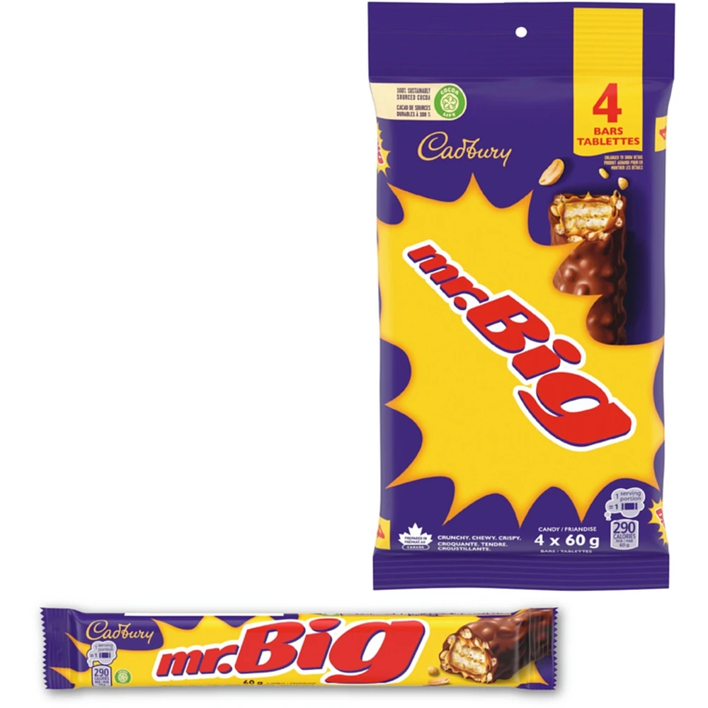 Wunderbar, Chocolatey Candy Bars, Multipack, Pack of 4