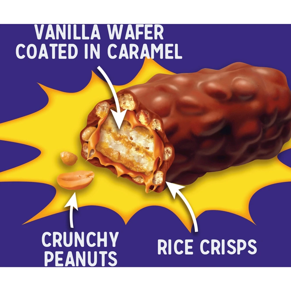 Wunderbar, Chocolatey Candy Bars, Multipack, Pack of 4