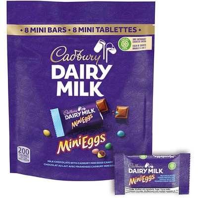 Dairy Milk Mini Eggs, Mini Chocolatey Candy Bars