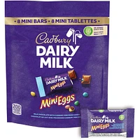 Dairy Milk Mini Eggs, Mini Chocolatey Candy Bars