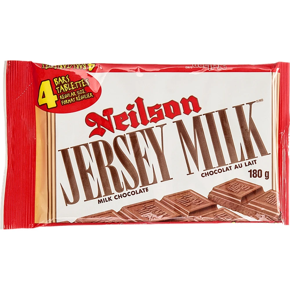 Jersey Milk, Milk Chocolate Bars, Multipack, Pack of 4