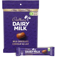 Dairy Milk, Milk Chocolate, The Classic Creamy Taste, Chocolate Bars, Multipack, Pack of 4