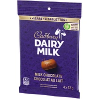 Dairy Milk, Milk Chocolate, The Classic Creamy Taste, Chocolate Bars, Multipack, Pack of 4