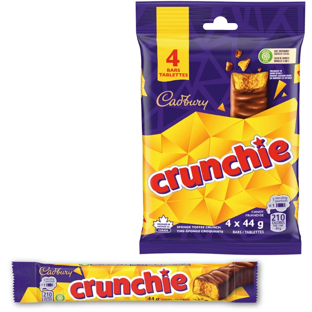 Wunderbar, Chocolatey Candy Bars, Multipack, Pack of 4