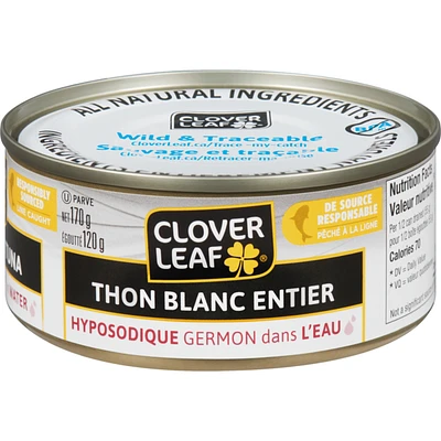 Solid White Tuna Low Sodium Albacore in Water