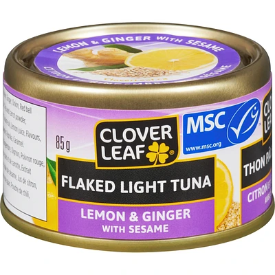 Flaked Light Tuna, Lemon Ginger with Sesame