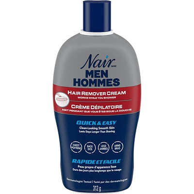 Men's Quick and Easy Hair Remover Shower Cream for Body