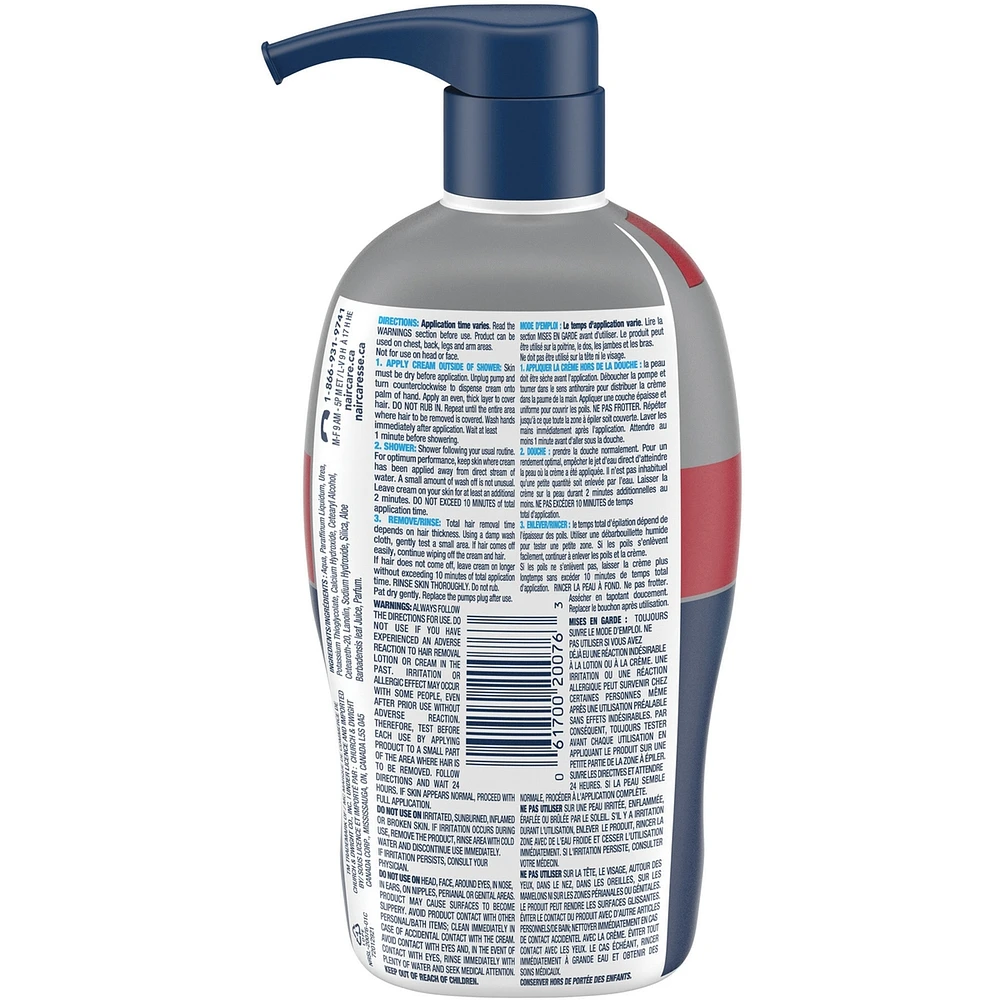 Men's Quick and Easy Hair Remover Shower Cream for Body