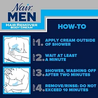 Men's Quick and Easy Hair Remover Shower Cream for Body