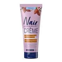 Crème dépilatoire formule douce avec de l’huile d’amande douce et de l’huile pour bébé