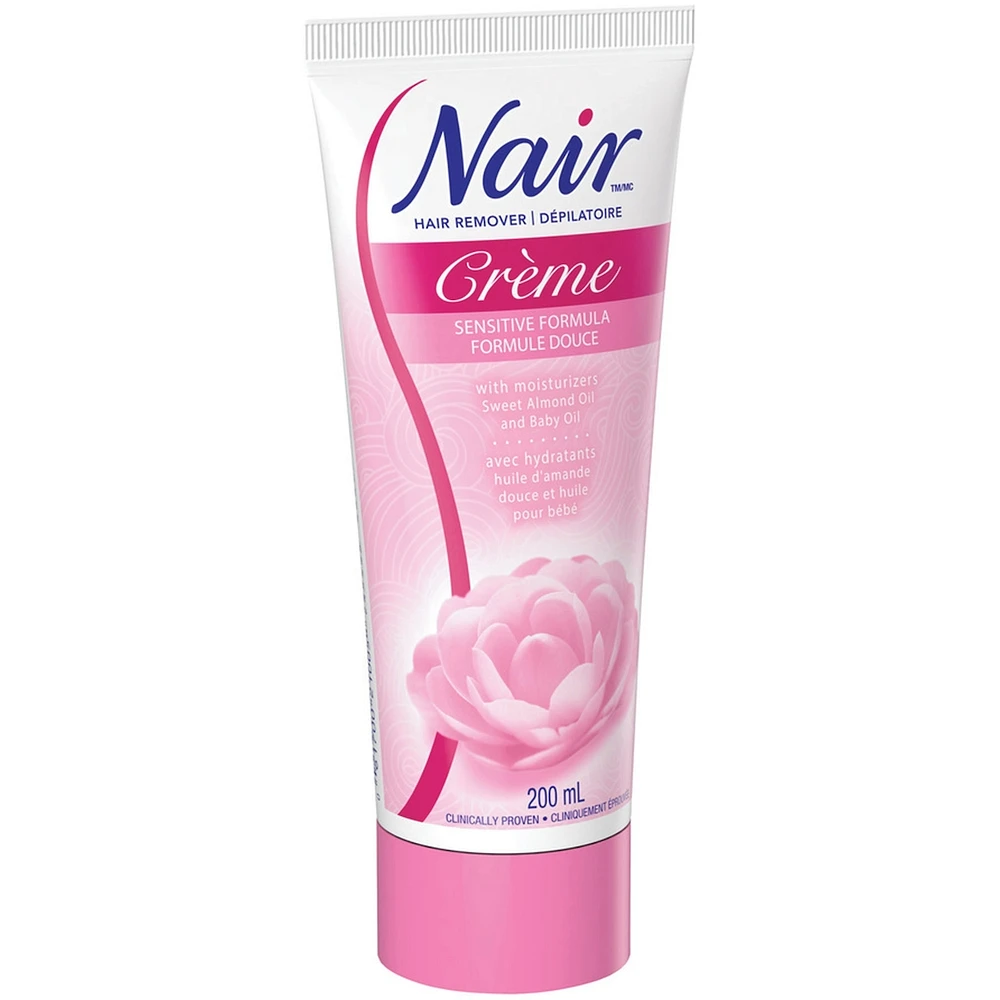 Sensitive Formula Hair Removal Crème with Sweet Almond Oil and Baby Oil