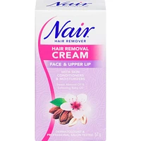 Hair Removal Cream for Face and Upper Lip with Sweet Almond Oil and Baby Oil