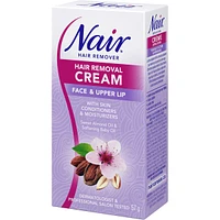 Hair Removal Cream for Face and Upper Lip with Sweet Almond Oil and Baby Oil