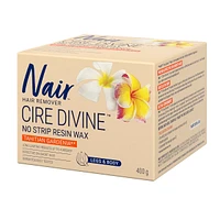 Cire Divine No Strip Resin Wax for Legs and Body, Tahitian Gardenia