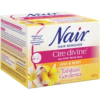 Cire Divine No Strip Resin Wax for Legs and Body, Tahitian Gardenia