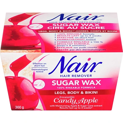 Sugar Wax for Legs, Body and Bikini in Irresistible Candy Apple