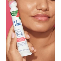 Prep & Smooth Face Hair Removal Cream - Hydrating with Watermelon Extract & Hyaluronic Acid