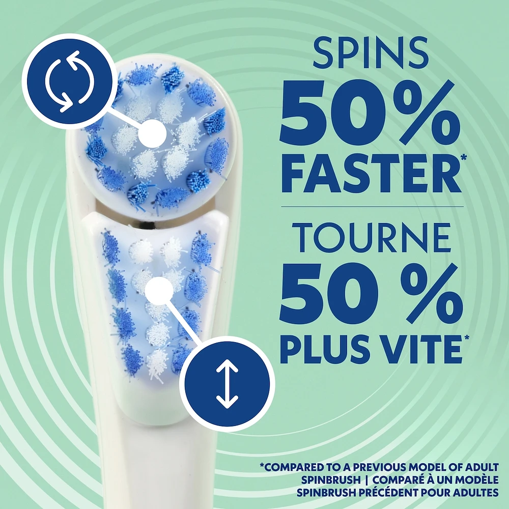 Spinbrush™ PRO CLEAN Battery Toothbrush, Medium