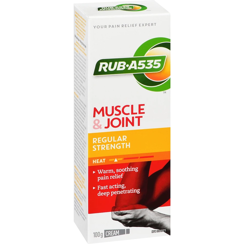 Crème chaleur régulière antidouleur pour muscles et articulations