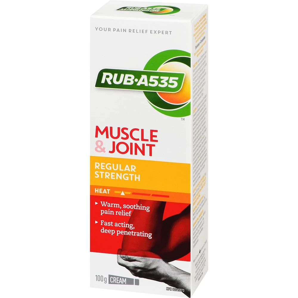 Crème chaleur régulière antidouleur pour muscles et articulations