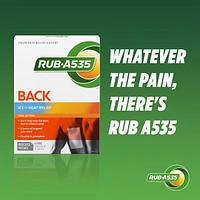 Back Ice to Heat Pain Relief Patches