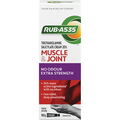 Muscle & Joint Pain Relief Heat Cream, No Odour, Extra Strength