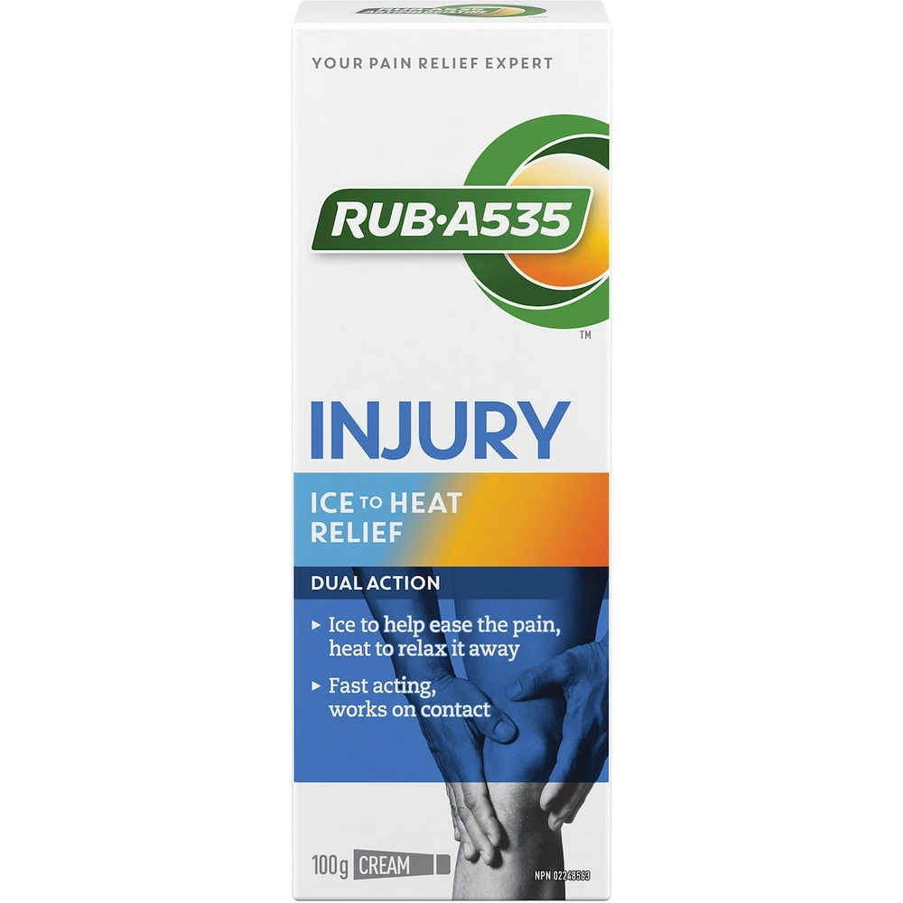 Injury Ice to Heat Pain Relief Cream