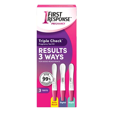 Triple Check Pregnancy Test Kit