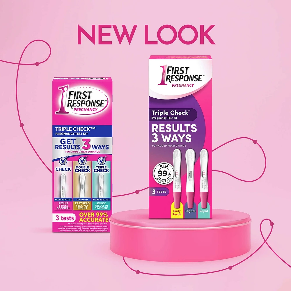 Triple Check Pregnancy Test Kit