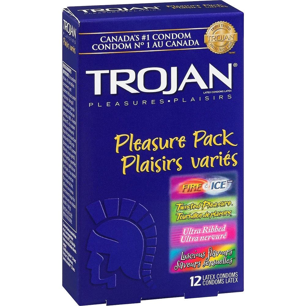Pleasure Pack Assorted Lubricated Condoms