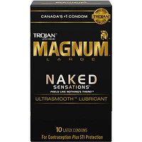 Magnum Naked Sensations Large Size Lubricated Condoms