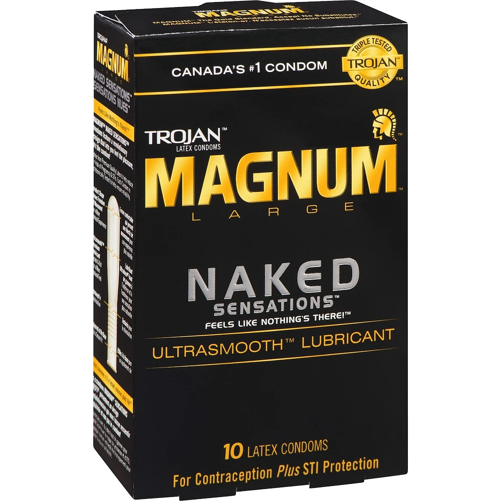 Magnum Naked Sensations Large Size Lubricated Condoms