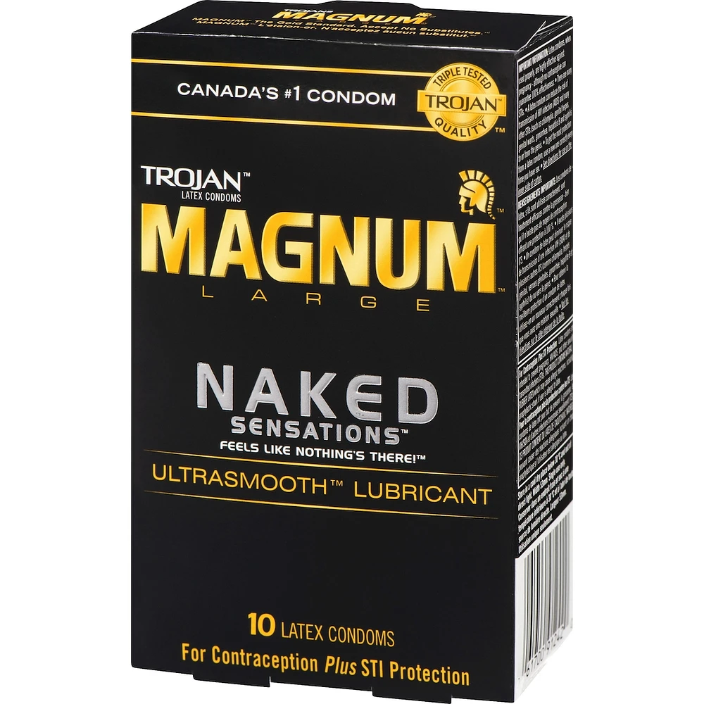 Magnum Naked Sensations Large Size Lubricated Condoms