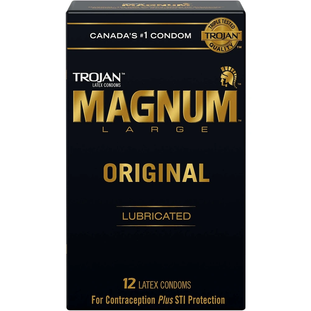 Magnum Original Large Size Lubricated Condoms