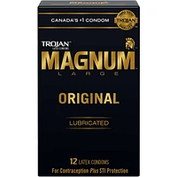 Magnum Original Large Size Lubricated Condoms