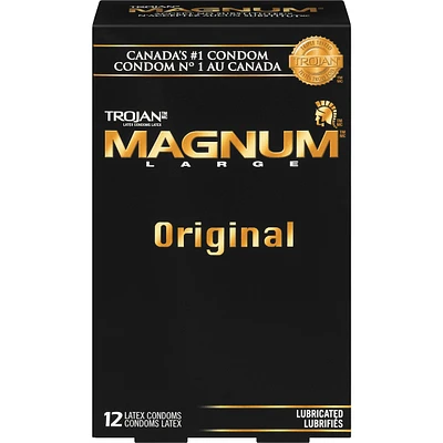 Magnum Original Large Size Lubricated Condoms