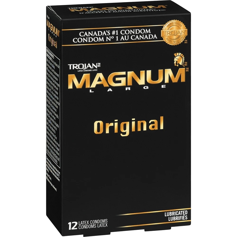 Magnum Original Large Size Lubricated Condoms