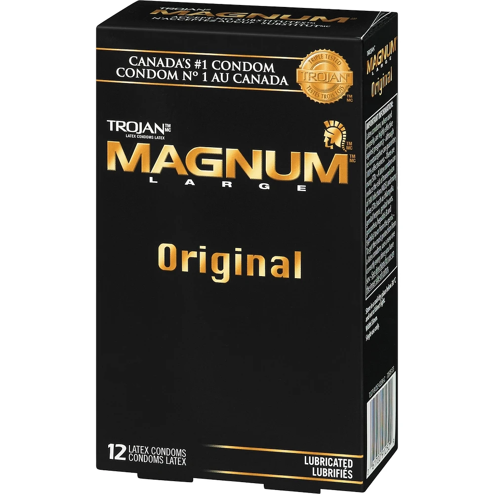 Magnum Original Large Size Lubricated Condoms